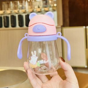 300 ml Cresto sippy  and direct straw cup with floor stand