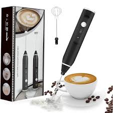 Electric Rechargeable Coffee Beater & Milk Forther and Foamier