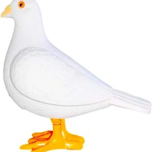 Key operated white pigeon toy
