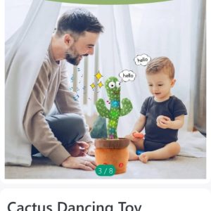 Cactus dancing toy