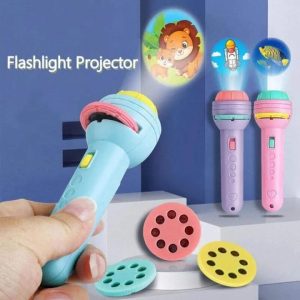 Best flashlight projector torch for kids early educational and learner toys for kids multicolour