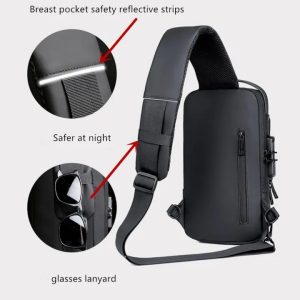 Men's anti-theft waterproof cross body bag for girl cross body bag for man