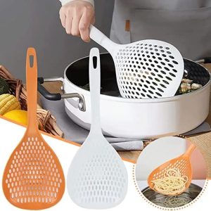 Spoon scoop colander nylon spoon strainers non-toxic durable nylon drain kitchen accessories strainers kitchen tools