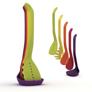 Winner plastic compact kitchen tools set with magnetic handles