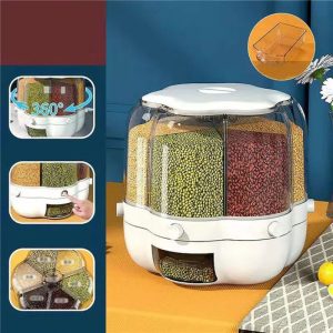 360° rotating grain and dispenser