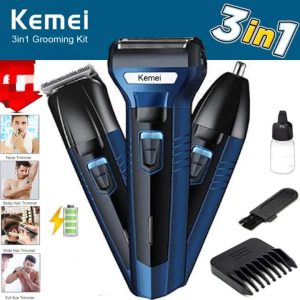 3 in 1 rechargeable Shaving machine -men's grooming kit hair removal machine for men clipper