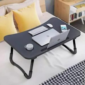 Laptop and study folding Table multipurpose  fordable table with cup holder tablet stand