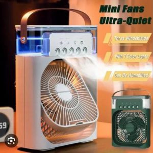 portable 3 in 1 Fan aircondioner household small air cooler Led Night lights humidifier air adjustment home fans.