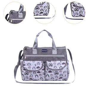 Maxbell Diaper Bag Tote Lightweight Newborn with Shoulder Strap Organizer , Inner Zipper Pockets Travel Large Capacity Baby Changing Bag