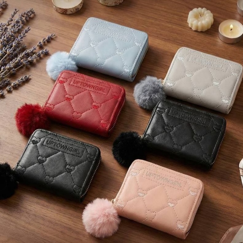 Imported Short Ladies Wallets Purse for Women Stylish PU Leather Wallets for Daily Use Hand Purses for Girls Wallet for Shopping and Casual Card Holder Wallet for Women - Image 2