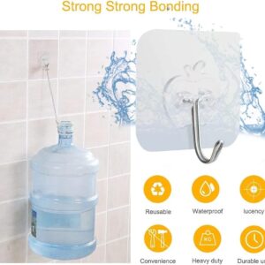 Wall Hook Clip Self Adhesive Door Wall Hangers Hooks Suction Cup Sucker for kitchen and Bathroom ( Pack of 10)