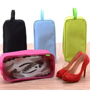 Colorful Travel Transparent Shoe Bag, Waterproof Shoe Organizers, Travel Portable Sorting Pouch