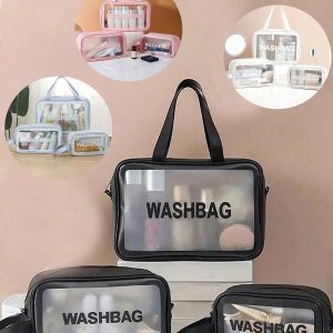 3pcs - 🇨🇳 Imported Set of 3pcs Waterproof WashBags (Mix/Random colour)