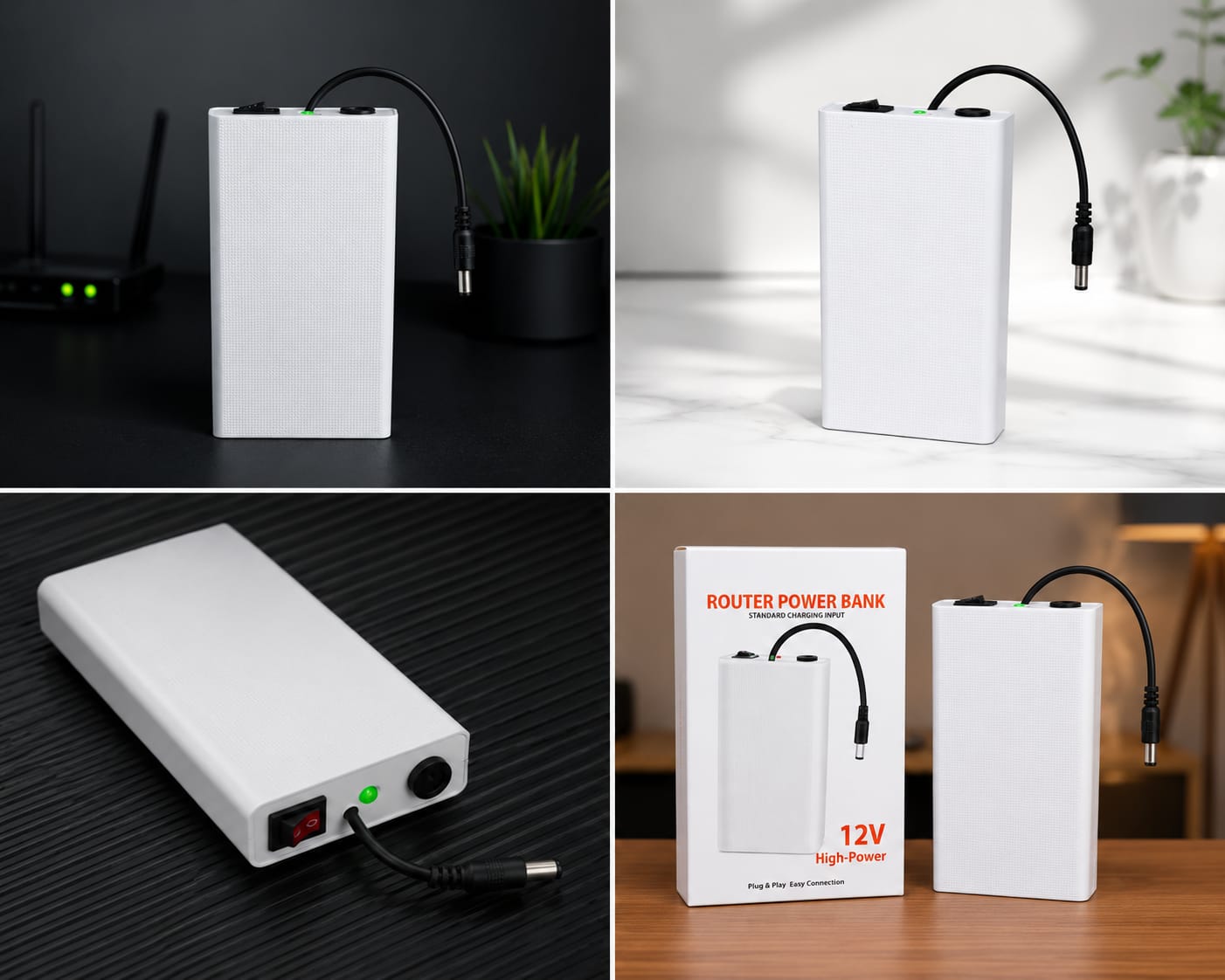 Power up your WiFi router during load shedding with this 12V Router Power Bank. , Long Backup Time , Plug & Play Easy Connection, Perfect for Home & Office Use , lCompact & Reliable Design Never let your internet go offline again! - Image 3