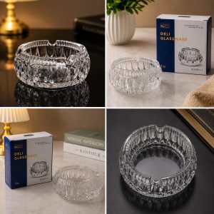 Delisoga Round Crystal Ashtray
