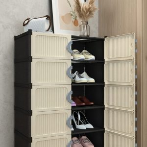 Modular Shoe Organizer Cabinet 3 layer.  6 partition